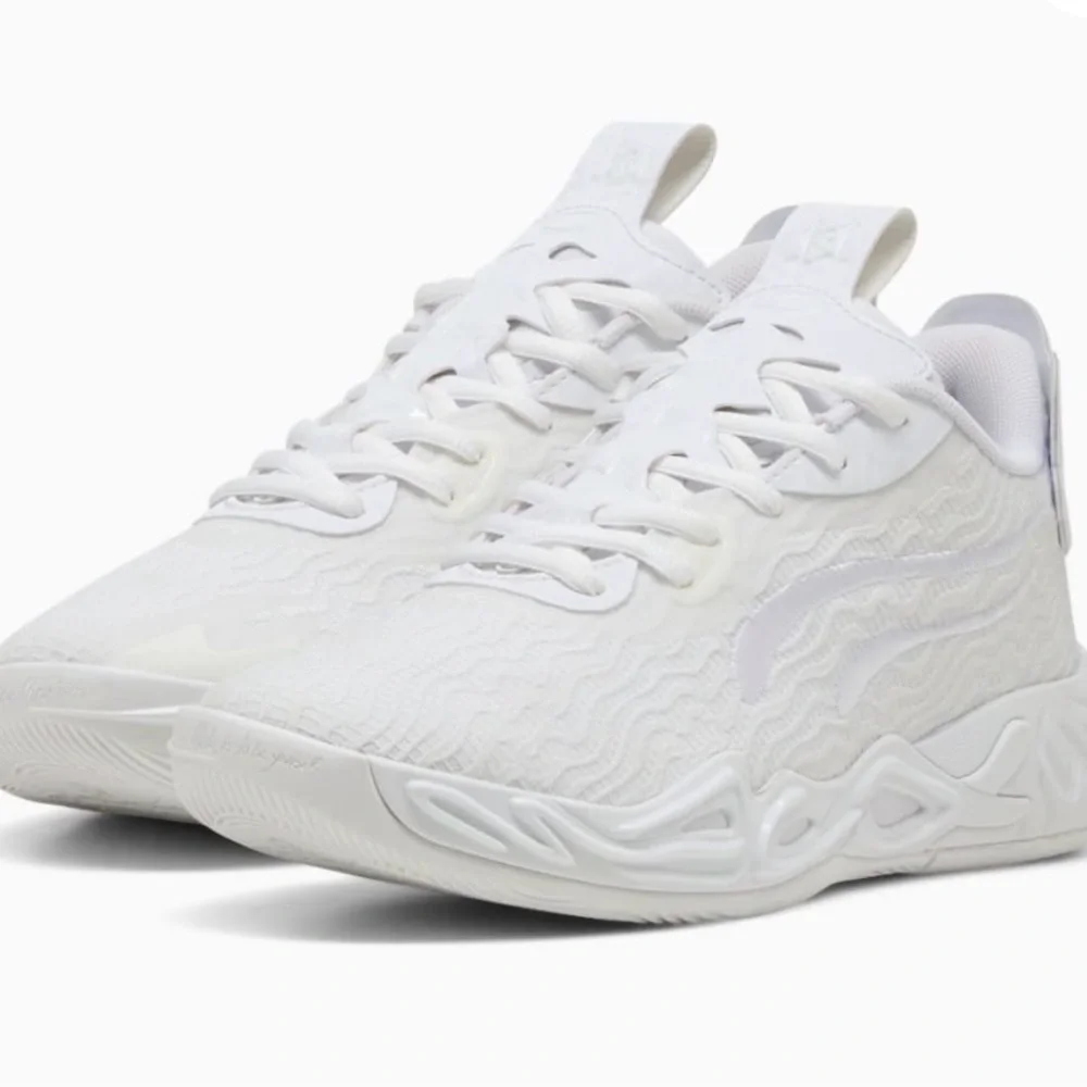 Puma LaMelo Ball MB.04 Lo basketball sneakers in the "Ice White" 10.5 - Picture 9 of 17